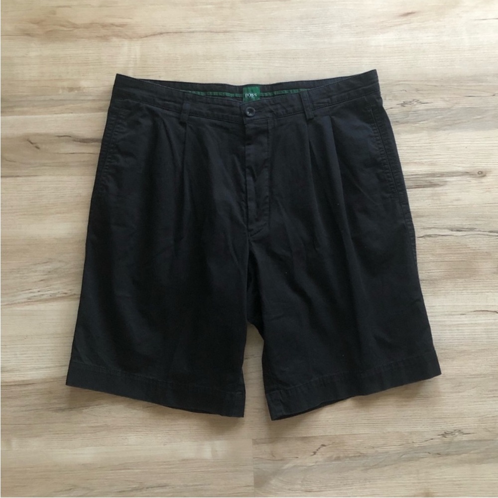 Hugo Boss Black Flat Front Men's Shorts